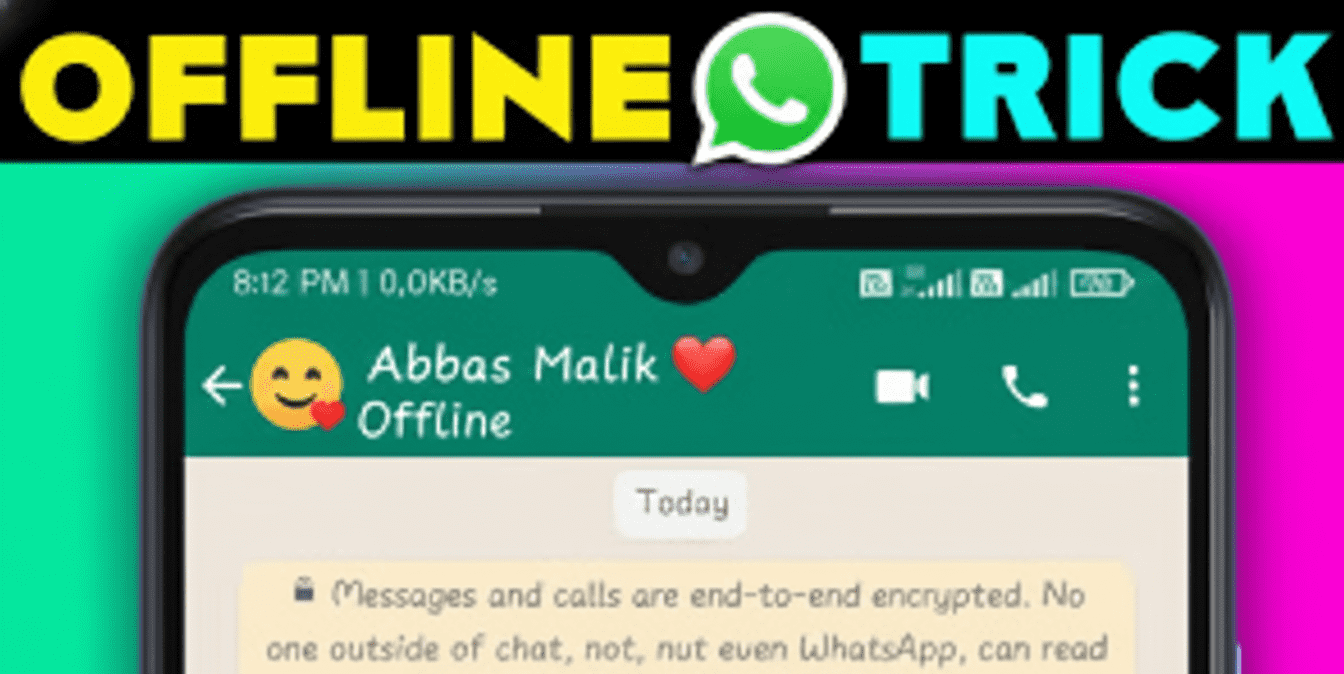 whatsapp offline trick